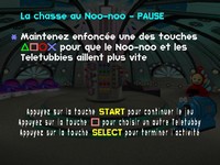 une photo d'Ã©cran de Teletubbies sur Sony Playstation